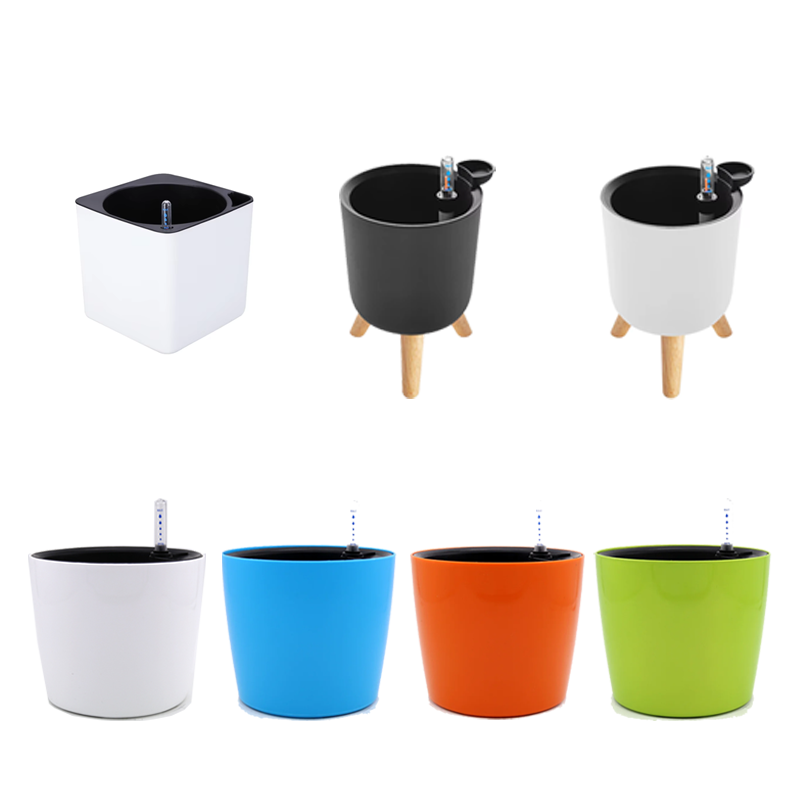 Aloe Vera Pot - Fioriera autoirrigante Vaso da fiori bianco